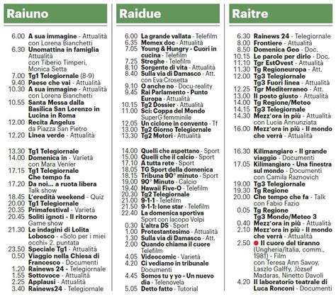 programmazione tv oggi|tv oggi programmi.